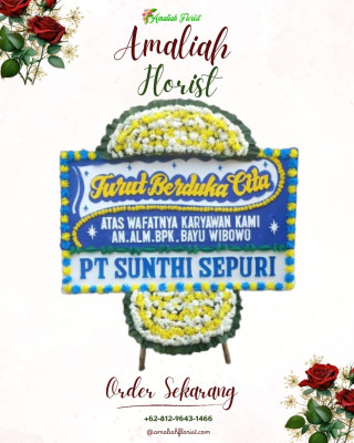 Papan Bunga Duka di Nampirejo